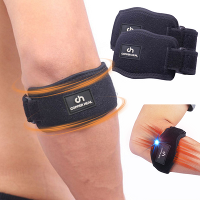 Elbow Tennis Adjustable Brace (PAIR) COPPER INFUSED