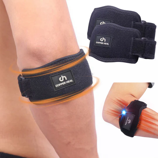 Elbow Tennis Adjustable Brace (PAIR) COPPER INFUSED