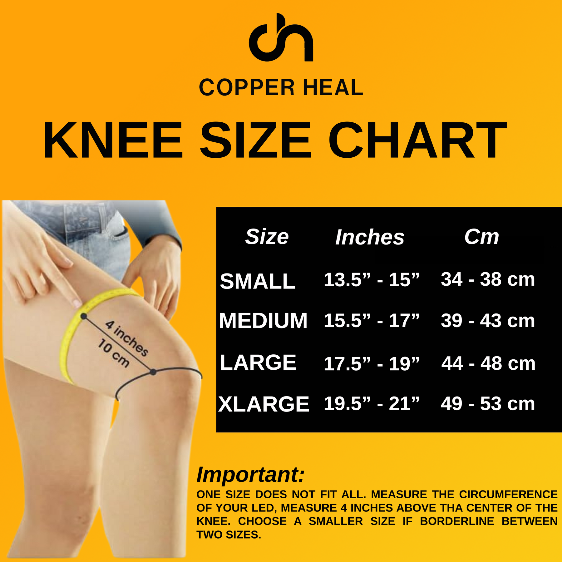 Knee Compression Sleeve COPPER INFUSED