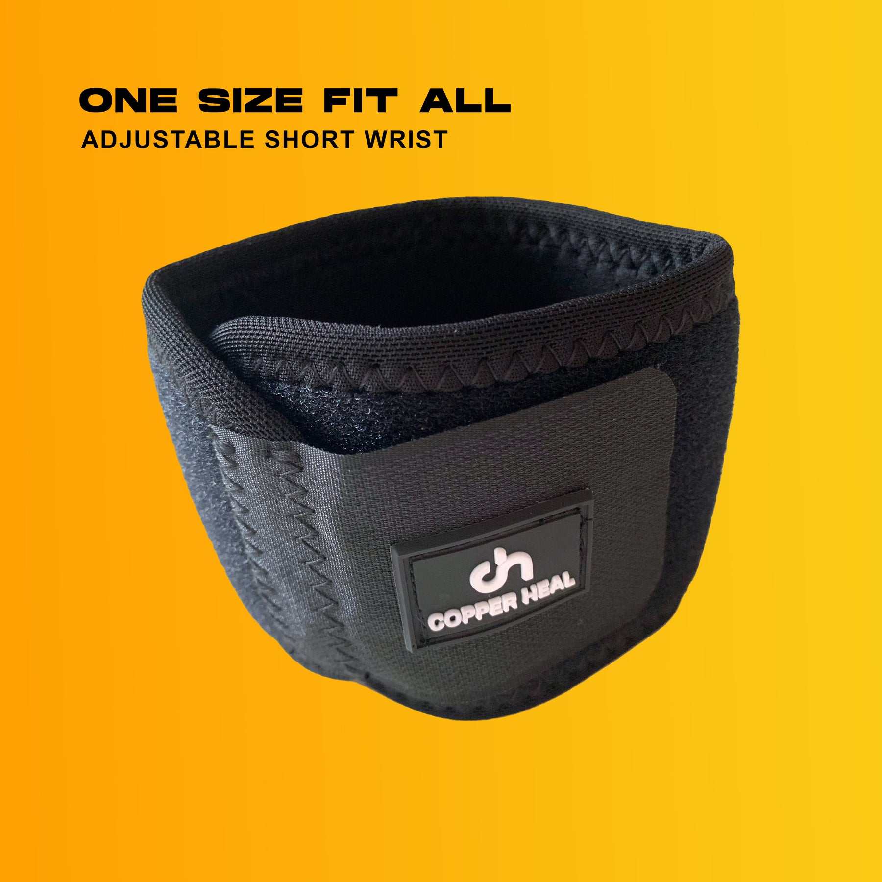 Short Wrist Adjustable Brace - COPPER HEAL